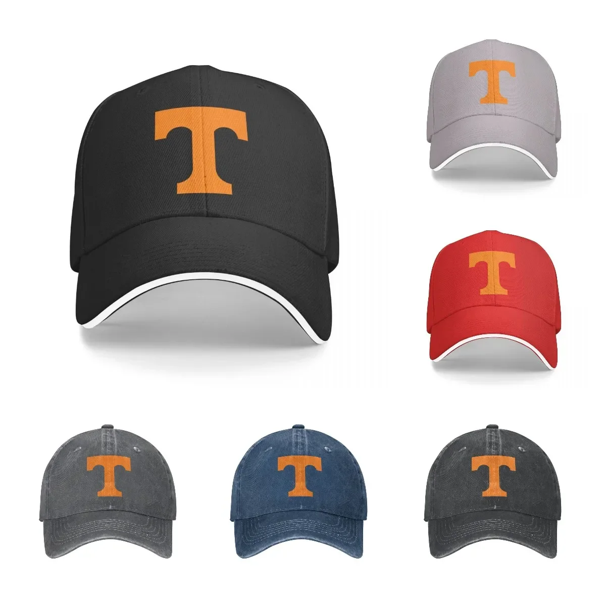 Unisex Cotton Cap For Women Men Tennessee Fashion Baseball Cap University Adjustable Outdoor Streetwear Hat