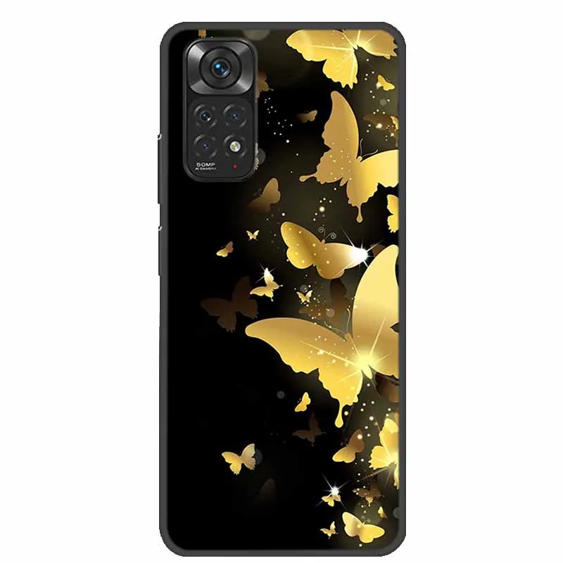 For Redmi Note 11 Cases Note11s Painted Soft TPU Silicone Phone Cases for Xiaomi Redmi Note 11 Pro 5G Cover Coque Note11s 4G Bag