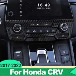 For Honda CRV CR-V 5th 2017 2018 2019 2020 2021 2022 ABS Car Air Conditioning Control Knob Panel Trim Cover Interior Accessories