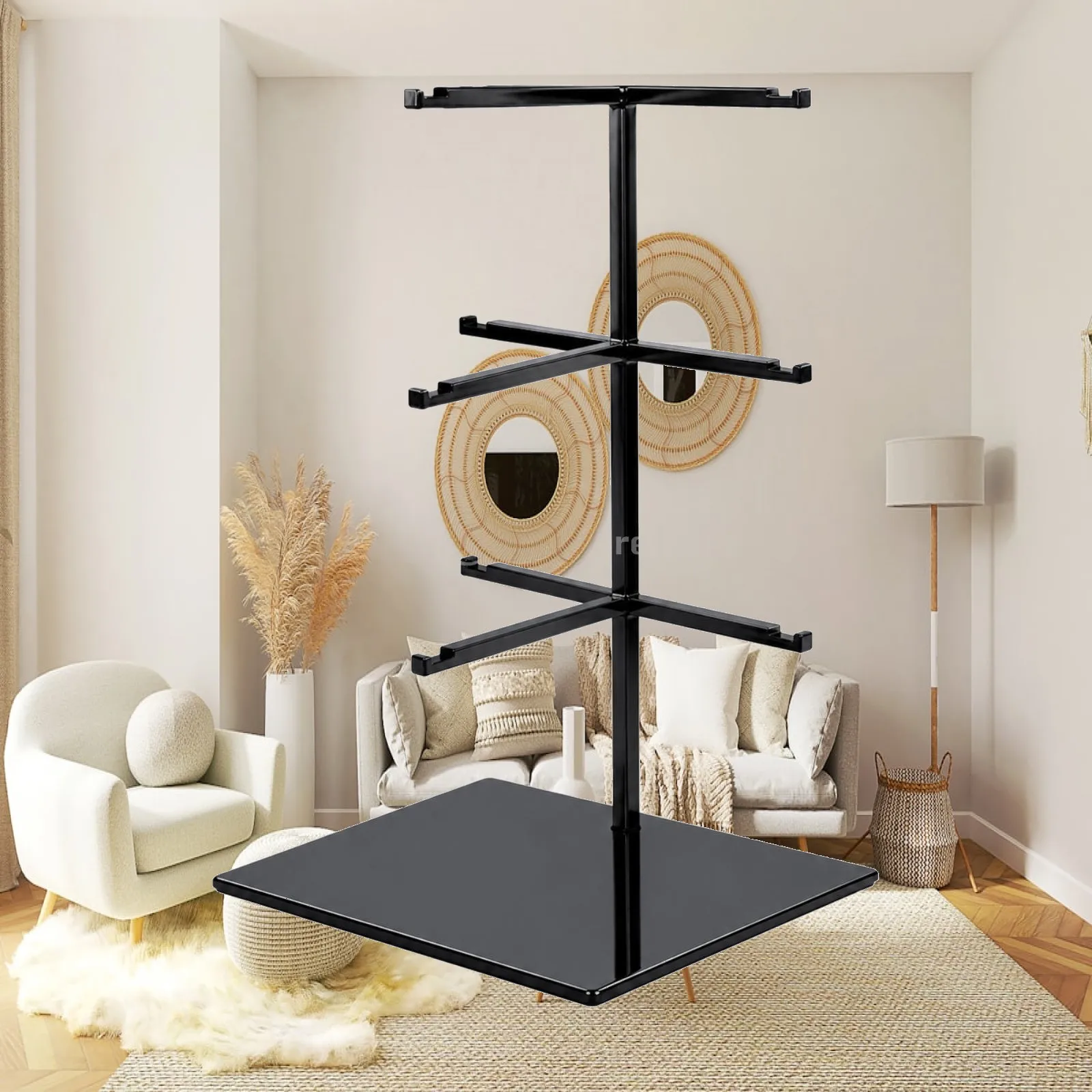 Stainless Steel Glasses Display Rack Sunglasses Eyewear Stand Holder for Retail Counter Home Showcase Organizer