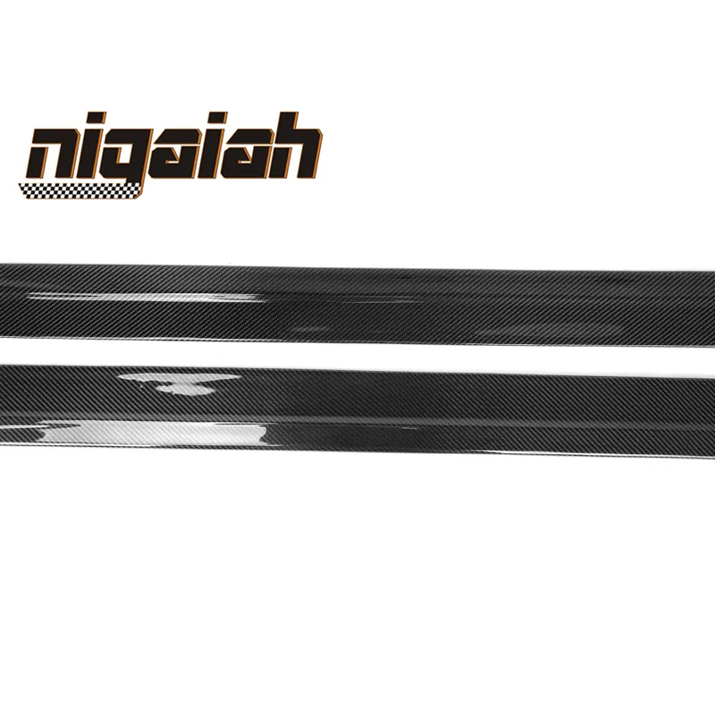 Carbon Fiber SIDE SKIRTS BUMPER Extension for Mercedes -Benz CLA W118 C118 FD style 2020+