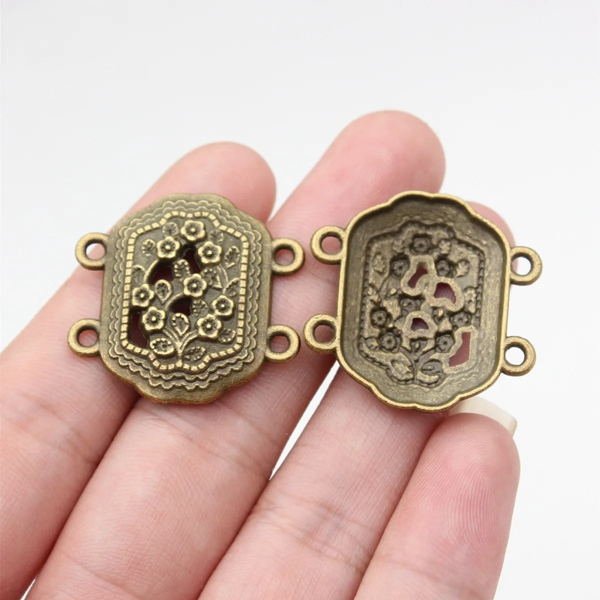 10pcs 27x28mm 2 Colors Body Chain Waist Chain Forehead Chain Connector Jewelry Making Findings