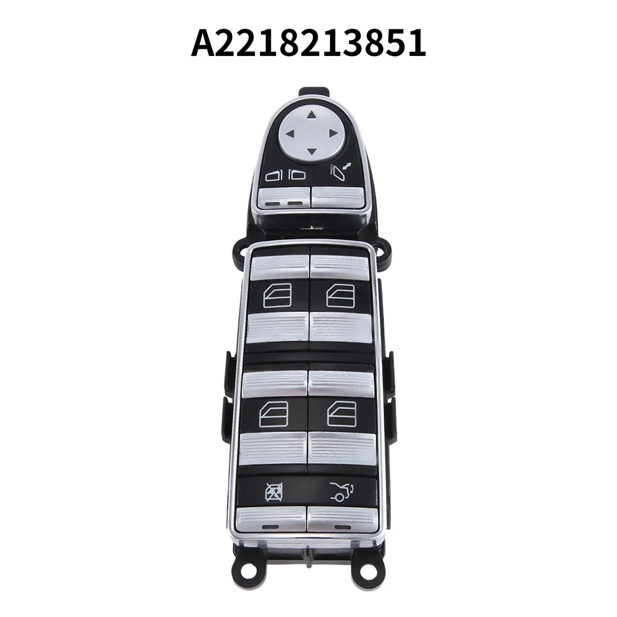 A2218213851 Car Left Driver P-Fold Window Switch Black for MERCEDES Benz S450 S550 S600 S63 (W221) 2007-2009