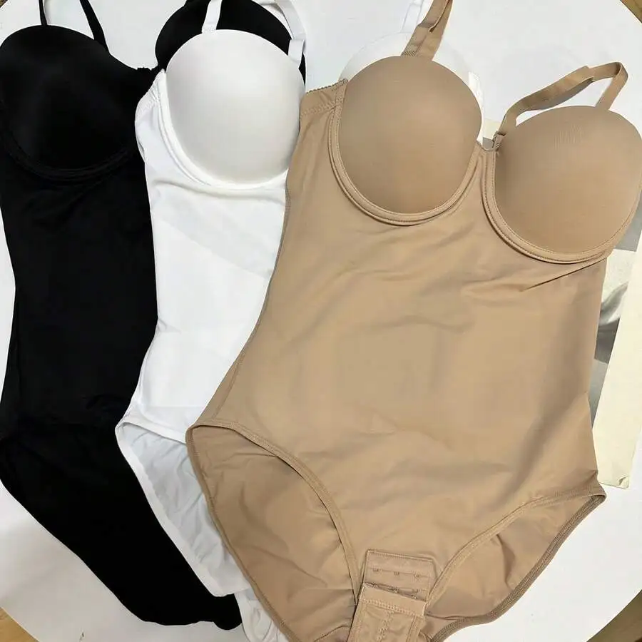

One-Piece Body Contouring Camisole With Built-In Bra, Tummy Slimming Shapewear For Women
