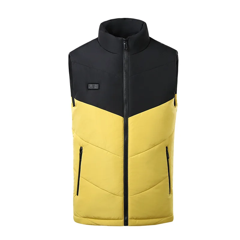 Color Matching Double Control Self-Heating Vest Fashionable Warm Heating Vest