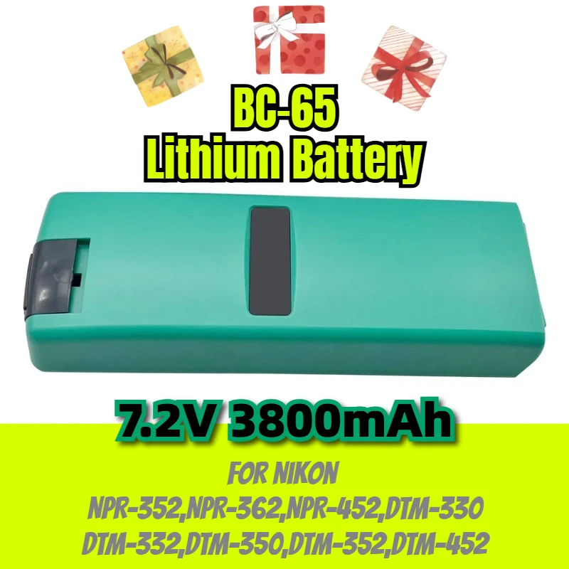 

7.2V 3800mAh Lithium Battery Pack,for Nikon NPR-352,NPR-362,NPR-452,DTM-330,DTM-332,DTM-350,DTM-352,DTM-452