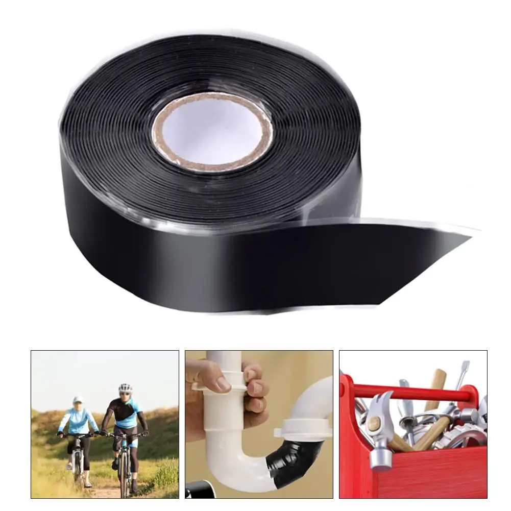 Silicone Grip Tape Sealed With Fused Rubber Packaging Suitable For Handles Pull-up Rods Fitness Equipment 2.5cm * 5M