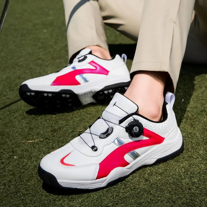 Nuevos zapatos de Golf profesionales, calzado de Golf de lujo para hombre, zapatillas cómodas para caminar