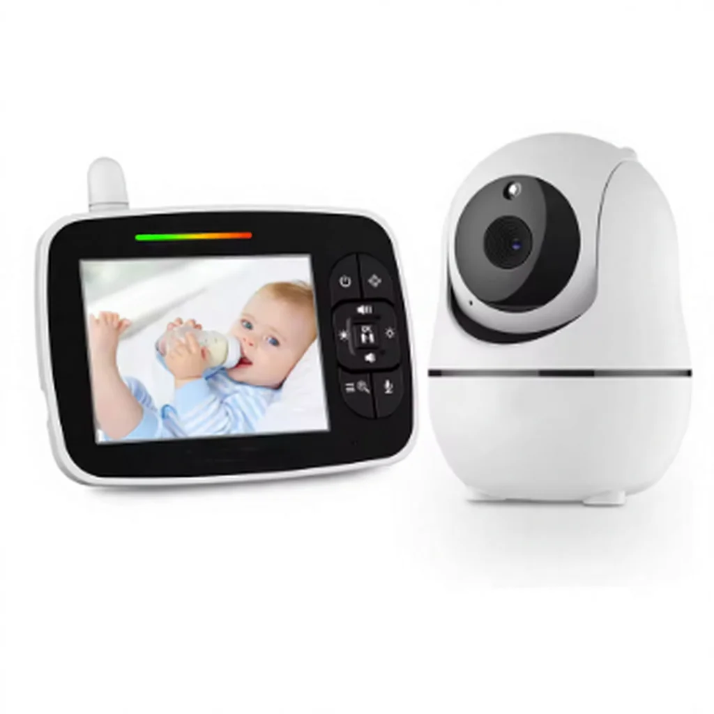Smart 3.5 Inch Baby  - Remote Pan/Tilt/Zoom Video Camera with  Mode, Night Vision & Two-Way Talk