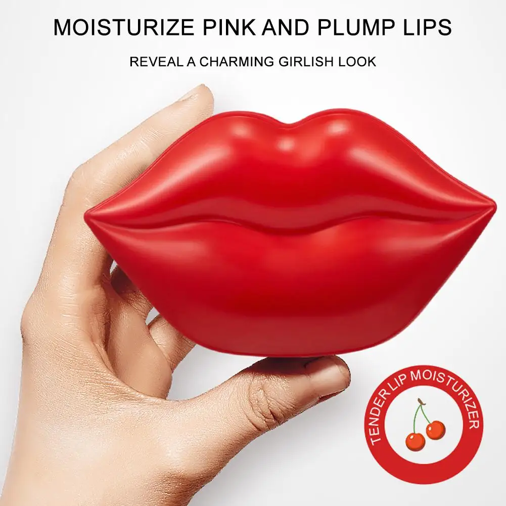 Pink Lips Masks Sheets Hydrating Repair Remove Lines Blemishes Lighten Lip Line Collagen Gel Mask Lip Patches Lips Plumper