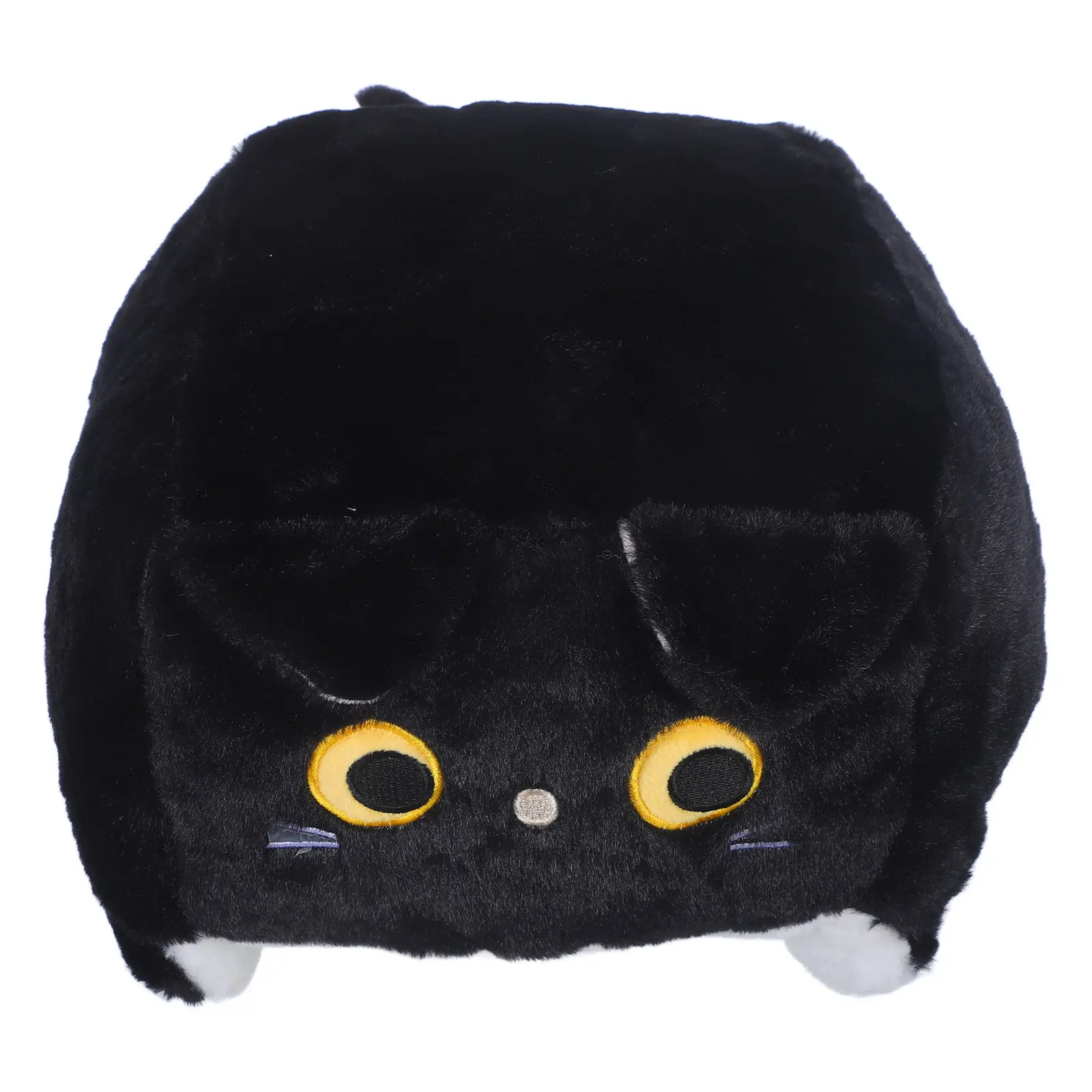 

Cube Cat Stuffed Animal Cute Cartoon Design Soft Cuddly Throw Pillow for Sofa Bed Living Room Desktop Fireplace Decoration