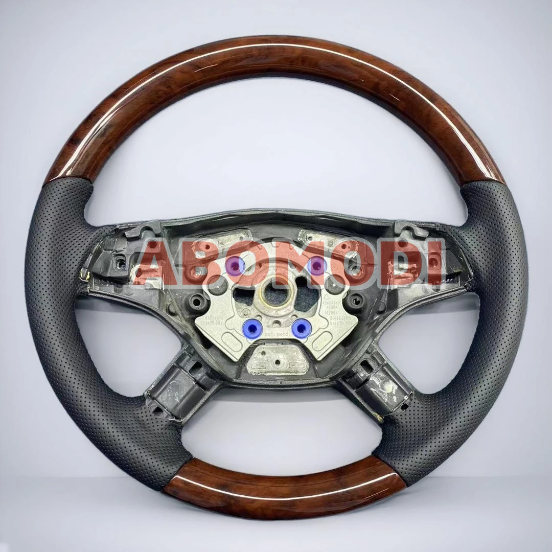 Peach Wooden Steering Wheel for Benz ML GL W164 X164 B R Class W245 W251 300-400 2006-2009