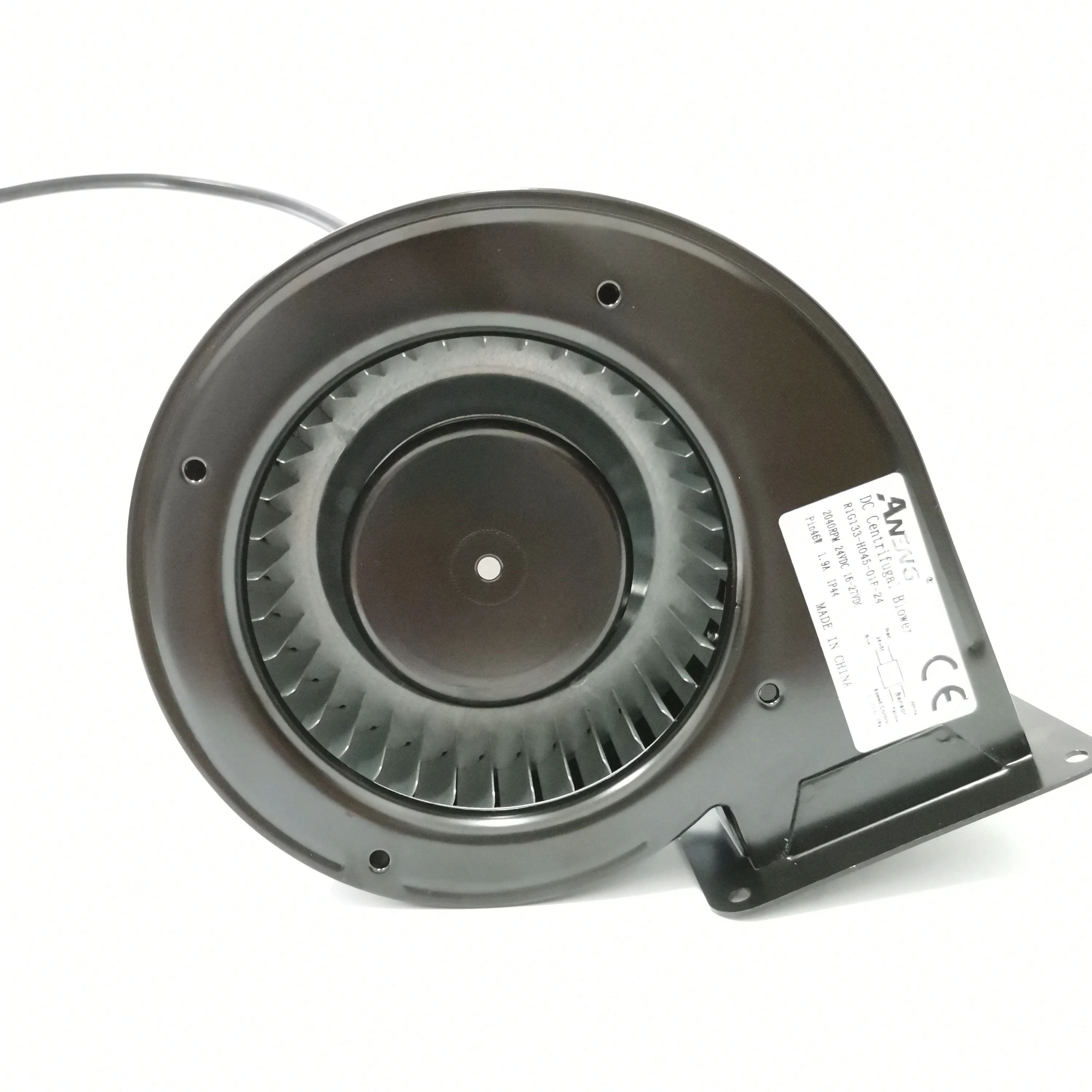 12V 24V 48V 0-10V/PWM Control High Temperature Hair Blowing Fan Brushless Outrunner Motor Steel Blade Electric Ventilation Fan