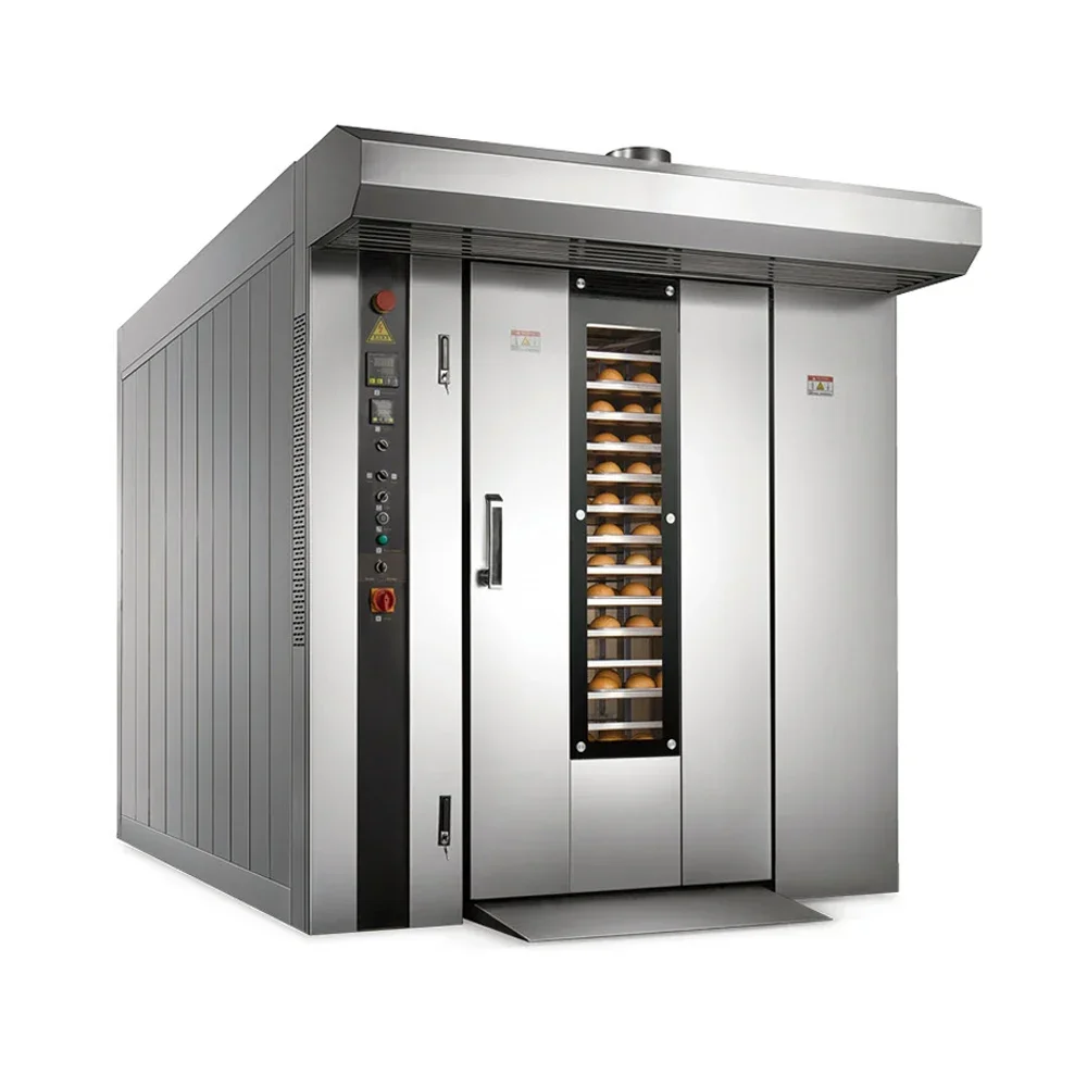 Commercial Bakery Equipment Pizza Baking Oven Rotary Oven