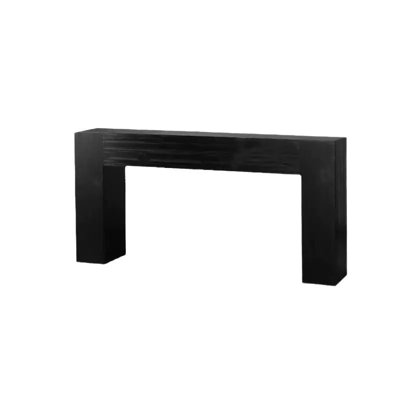 

New wabi-sabi wind entrance table retro log bed and breakfast wall decoration table