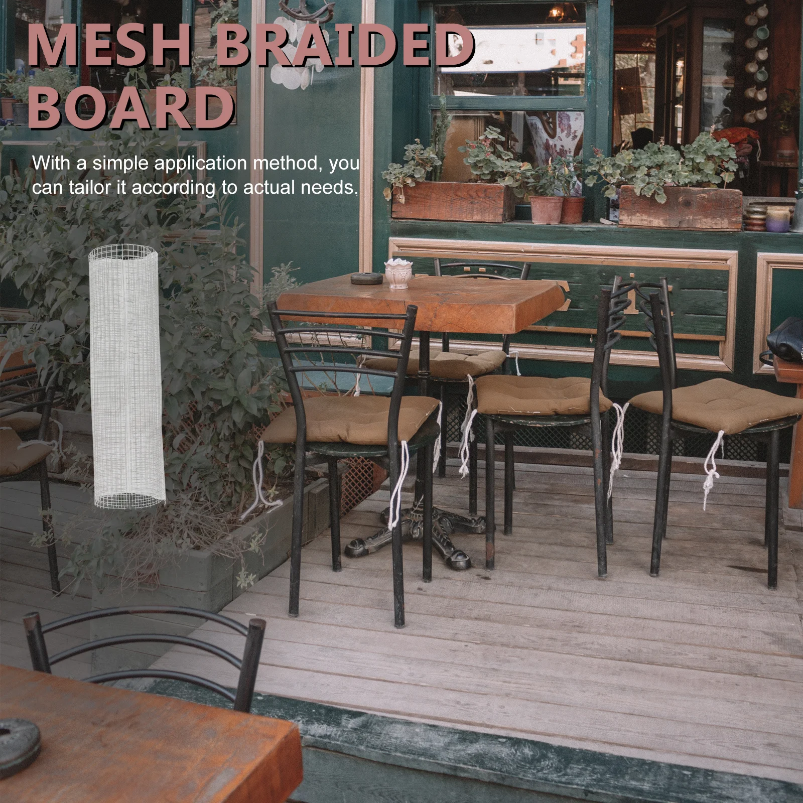 

Anti Rust Corrosion Resistant Stainless Steel Woven Wire Mesh Easy Bend Tailor Proofing Mesh Indoor Outdoor Use Kitchen Garden