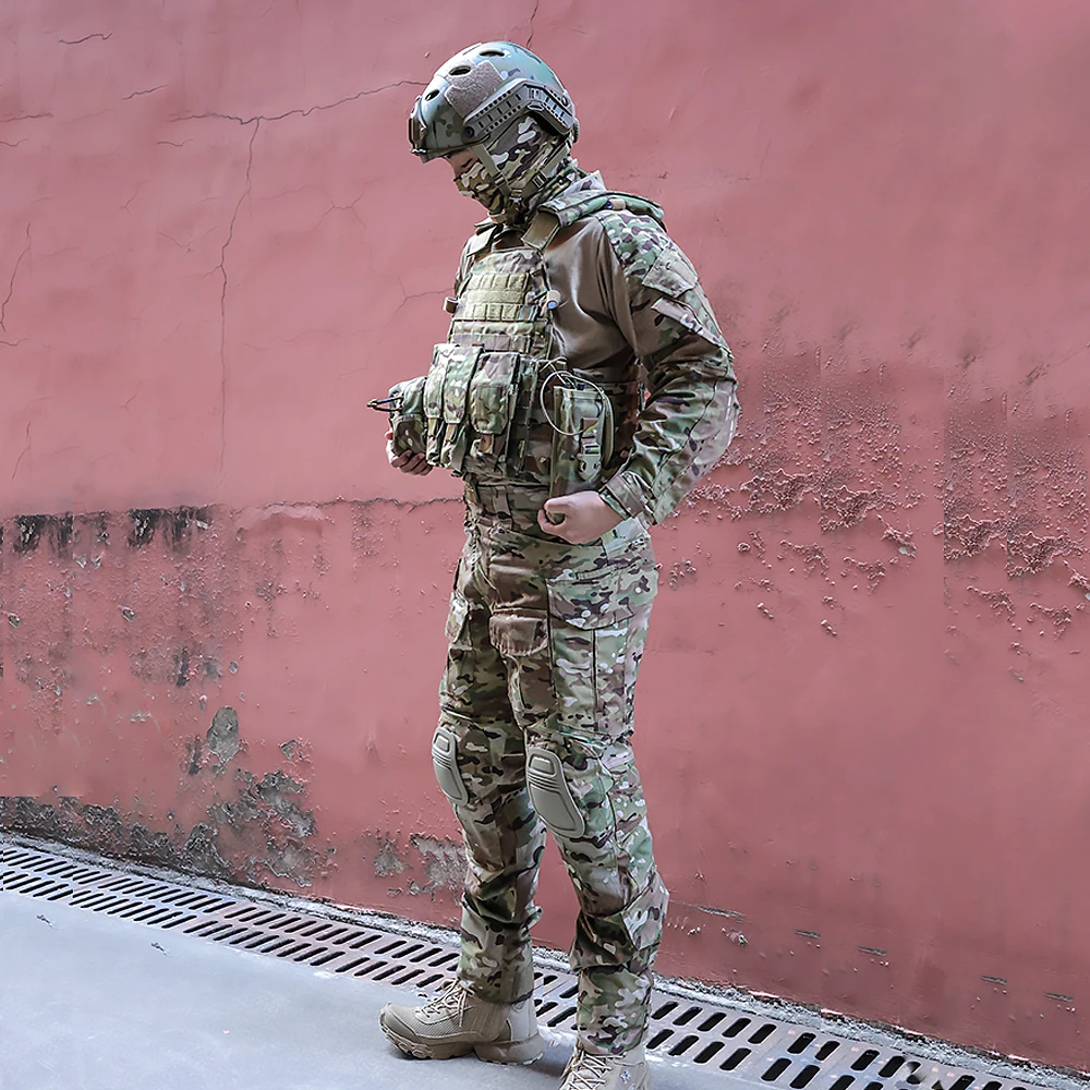 SINAIRSOFT G3 Kampfhose mit Knieschonern Taktische Hose MC Gen3 Outdoor Jagd Tarnkleidung – Detail 24