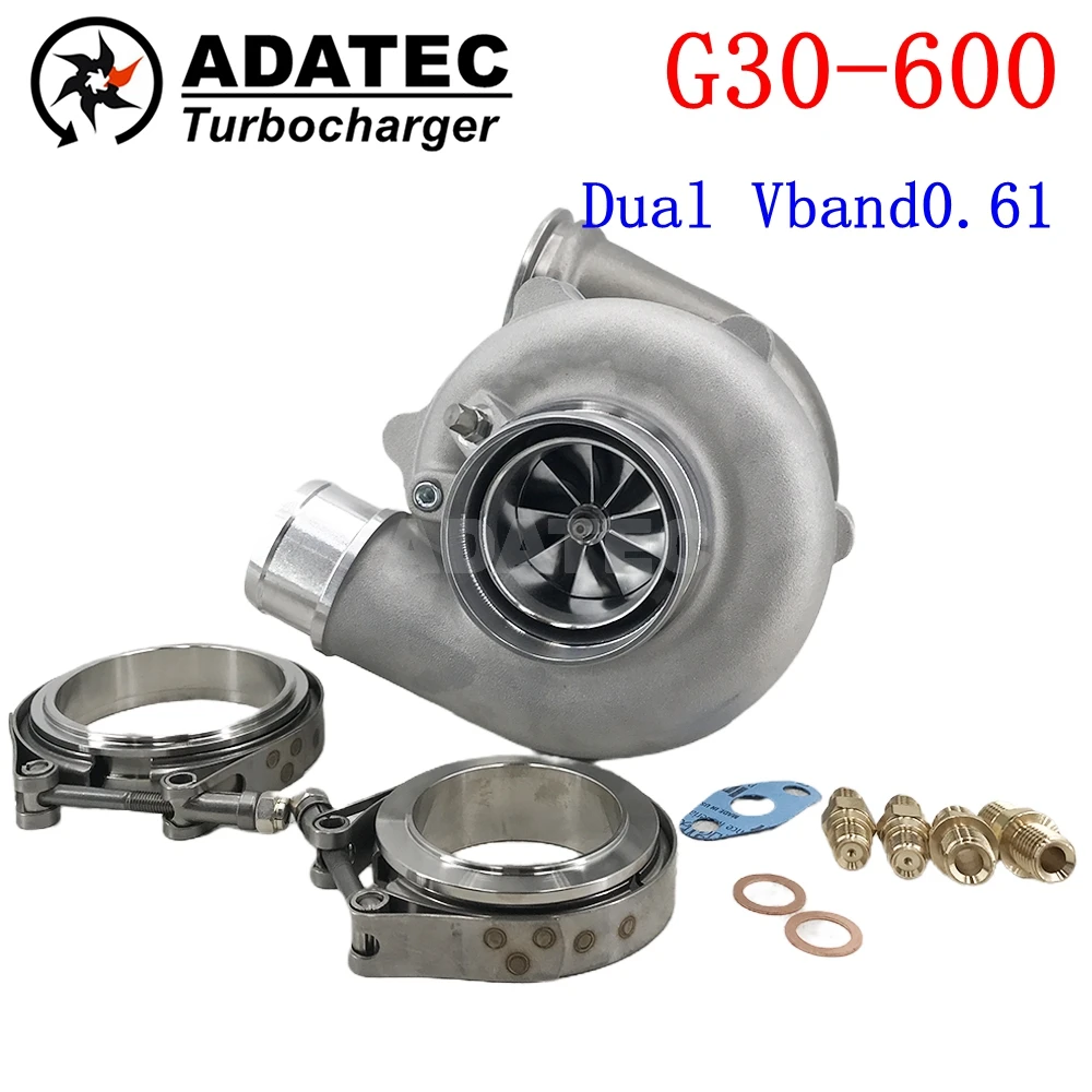 

G30-660 Двойной керамический шарикоподшипник Заготовка колеса Dual Vband 0.61AR 2.0L-3.5L 350-660HP Керамический шарикоподшипник Турбокомпрессор Турбина