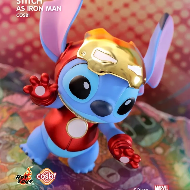 

Подлинный новый продукт, горячие игрушки Marvel Comics Stitch Cosbi, мини-слепая коробка, модная игрушка ручной работы, кинозаната, декор для рабочего стола, день рождения