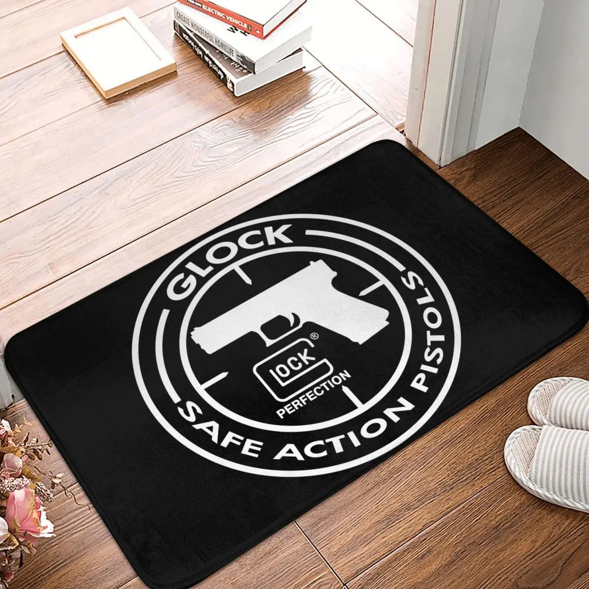 Glock USA Handgun Non-slip Doormat Floor Mat Durable Carpet Rug for Kitchen Entrance Home Balcony Footpad Mats