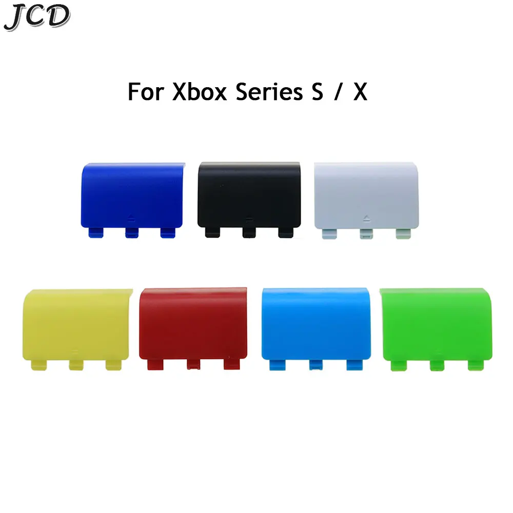 

JCD 2PCS for XBox Series X S Wireless Controller Replacement Battery Back Cover Lid Door Shell Case Game Accessories