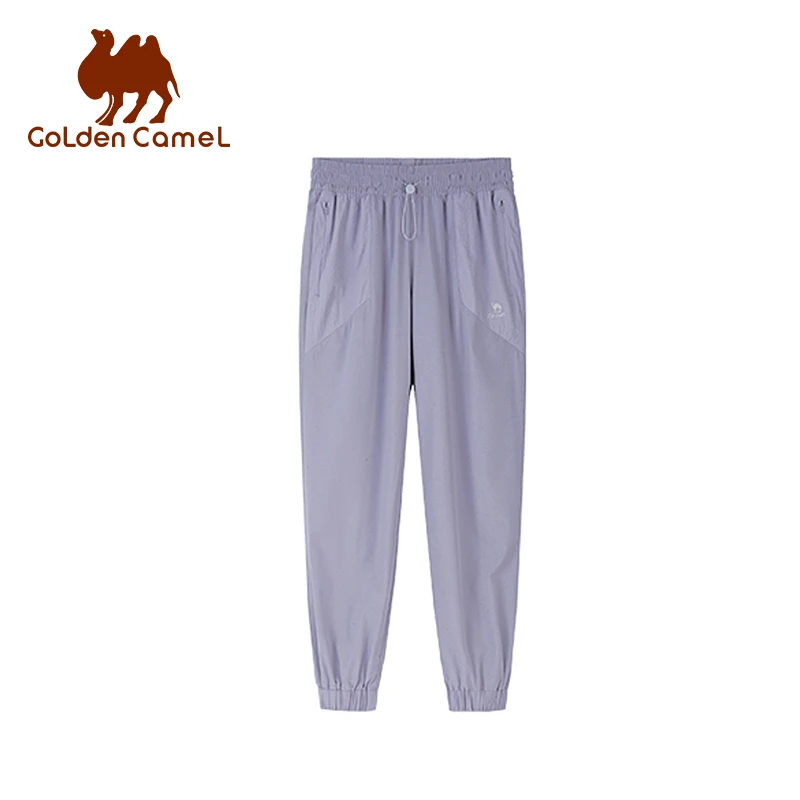 GOLDEN CAMEL Sport Pants for Men Quick-dry Trouser Thin Breathable Leisure Running Hiking Pant Sunscreen Ice Silk Trousers Women