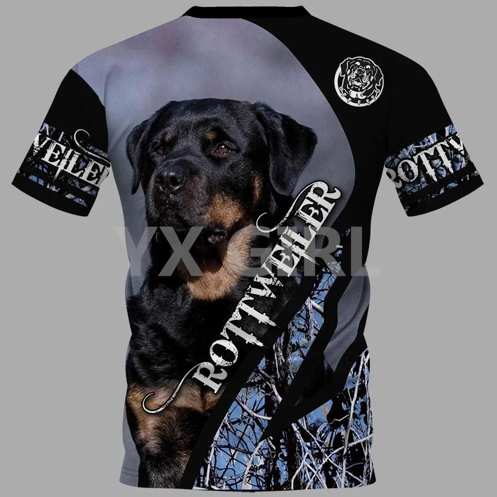 Doberman/Rottweiler Dog/Beagle Dog 3D All Over Printed T Shirts Funny Dog Tee Tops shirts Unisex Summer T-Shirts