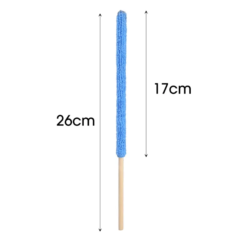 Car Air Conditioning Vent Cleaning Brush Car Blind Fan Detail Dust Removal Stick Microfiber Cloth Long Handle Cleaning Tools