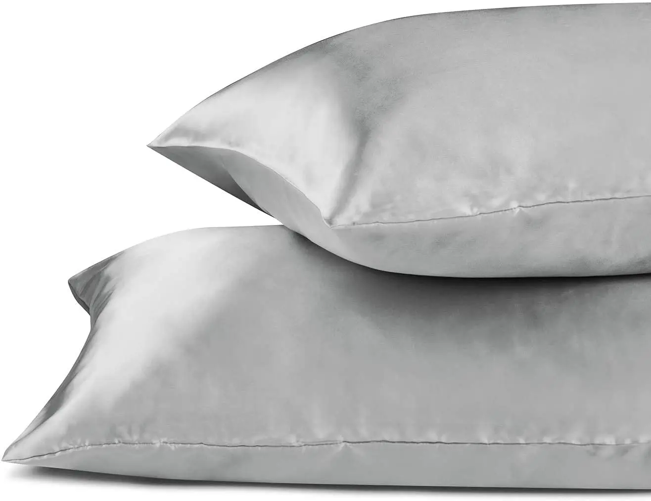 100% Natural Mulberry Silk Pillowcase White Black Grey Khaki Blue Pink Sliver Bed Pillow Covers Luxury Cases Home Bedding Decor