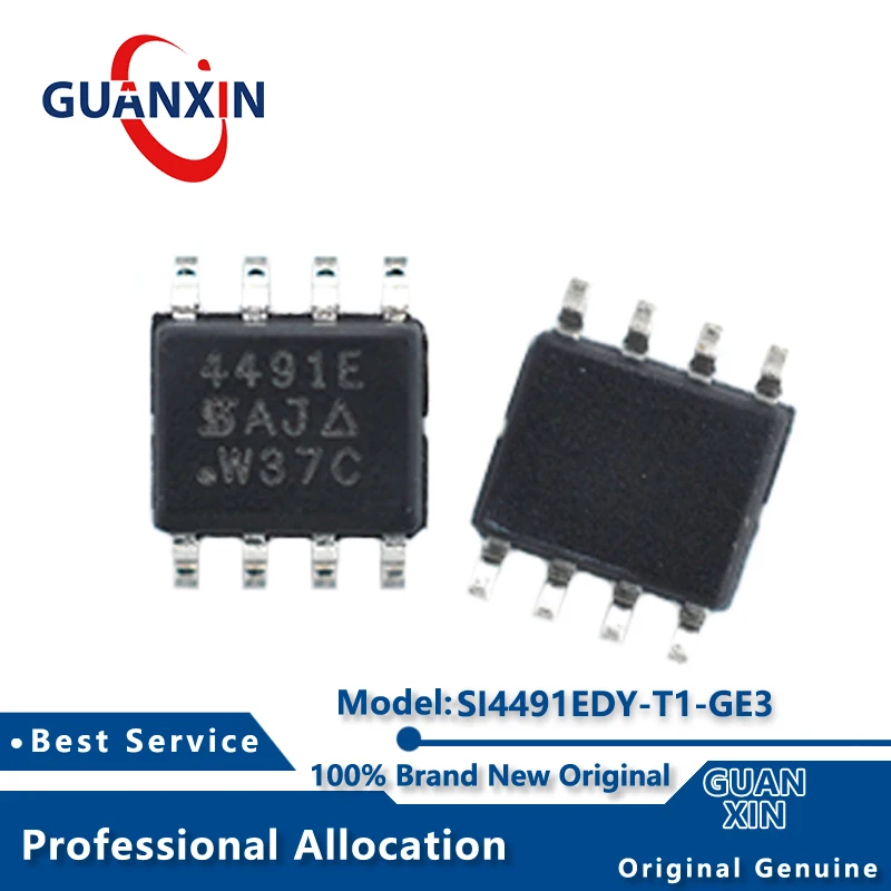 

100% New electronics SI4491EDY-T1-GE3 SO-8 Marking 4491E SI4491