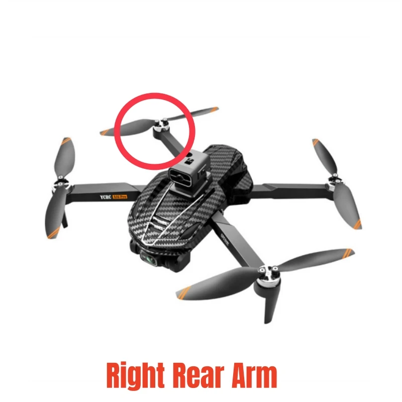 A16PRO A16 PRO Unikanie Przeszkód Bezszczotkowy Zdalnie Sterowany Quadcopter RC Części Zamienne do Drona Akumulator 7.4V 3000mAh/Śmigło/Łokieć/USB