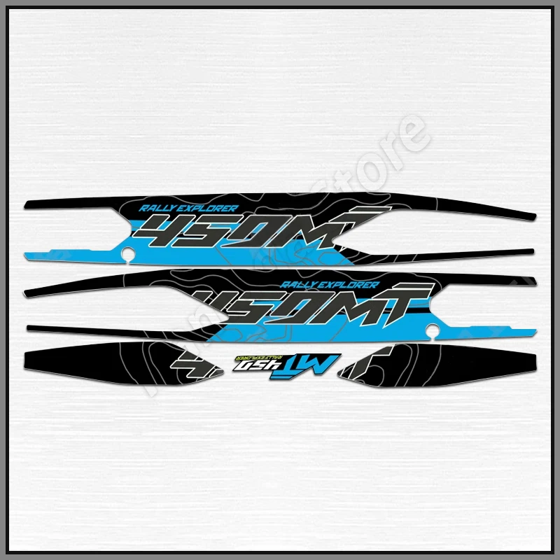 For CFMOTO 450MT 450 MT 2024 year 3M Motorcycle Swing arm Decal Waterproof Rotating Shaft Swingarm Stickers