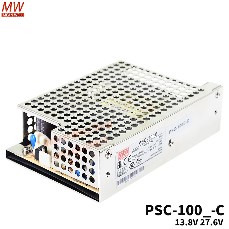 

Original MEAN WELL 100W Single Output with Battery Charger(UPS Function) PSC-100A-C PSC-100B-C Machine Thell Type