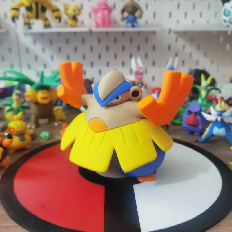 Pokemon Makuhita Hariyama 1:20 3d Stampato Action Figure Da Collezione Personaggio Anime Scrivania Decorazione Regalo Fai Da Te Modello Proporzionale Giocattolo