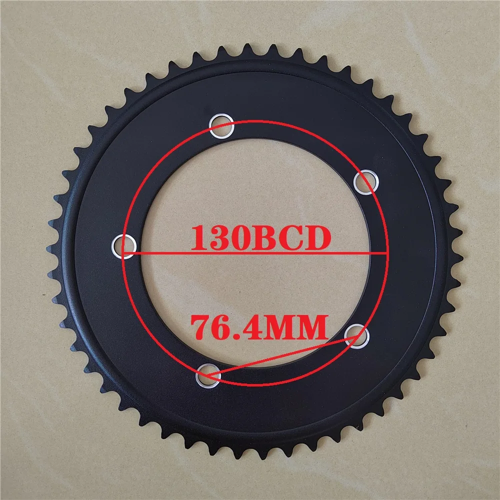 Track Bike 130BCD 44T 46T 48T 50T Fixed Gear Bicycle Parts Chainring Chain Ring Chainwheel For Single Speed Chain