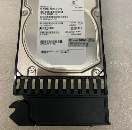 

For AW555A 605475-001 604081 2T 7.2K SAS 6G 3.5-inch server hard disk