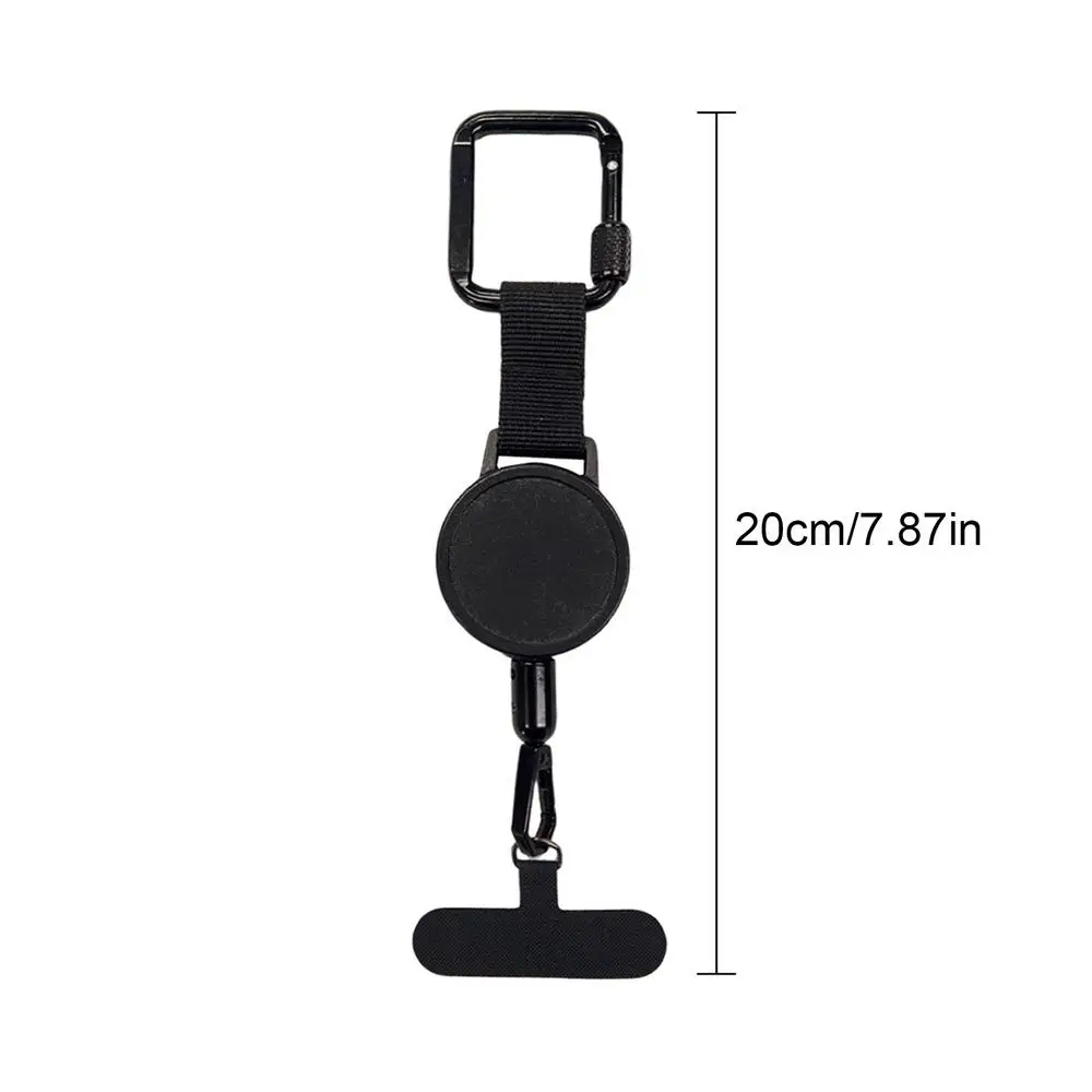 Einziehbarer Diebstahlschutz-Telefonhalter mit Karabiner, Anti-Fall-Telefonband, Handy-Sicherungsriemen für Outdoor-Aktivitäten und Wandern – Detail 9