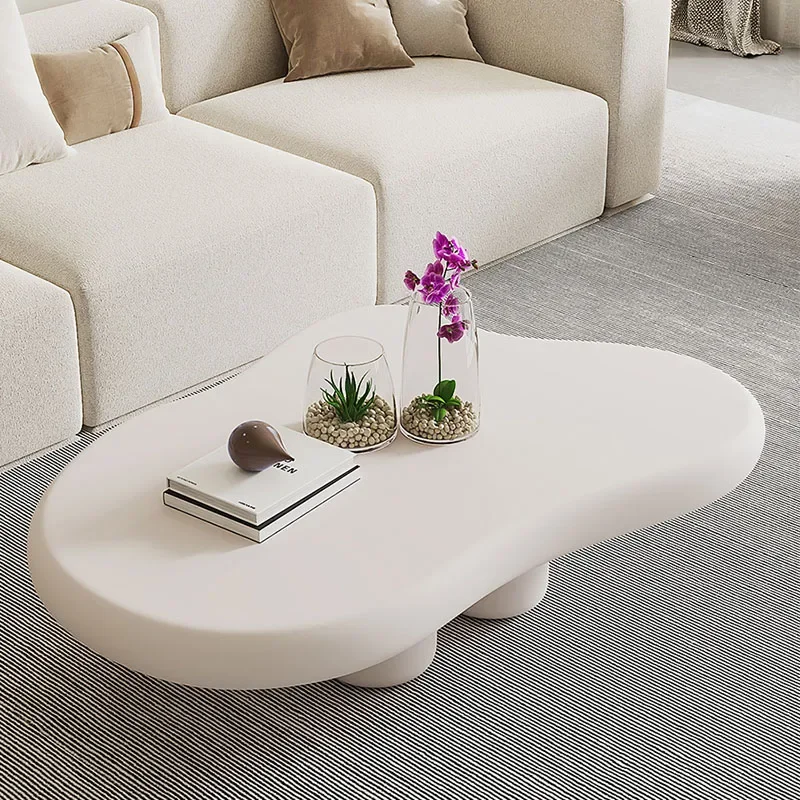 

White Korea Coffee Tables Living Room Luxury Minimalist Premium Coffee Tables Bedroom Unique Mesas Auxiliares Home Furniture