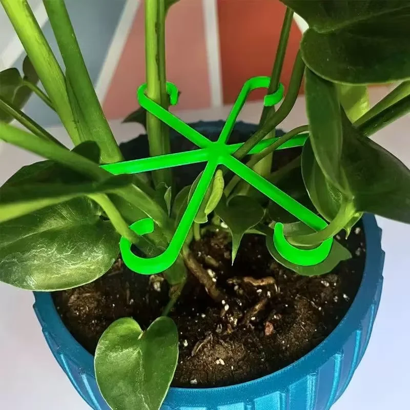 Plant Stem Support 4pce - Plant Fixing Clip, Plant Climbing Support Frame, Flower Stem Retaining Frame