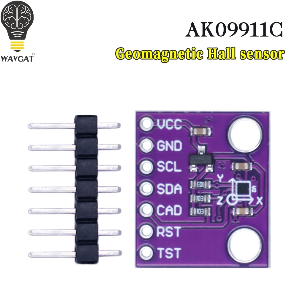 AK09911C Module Geomagnetic Hall Sensor 3-Axis Compass Magnetometer Module