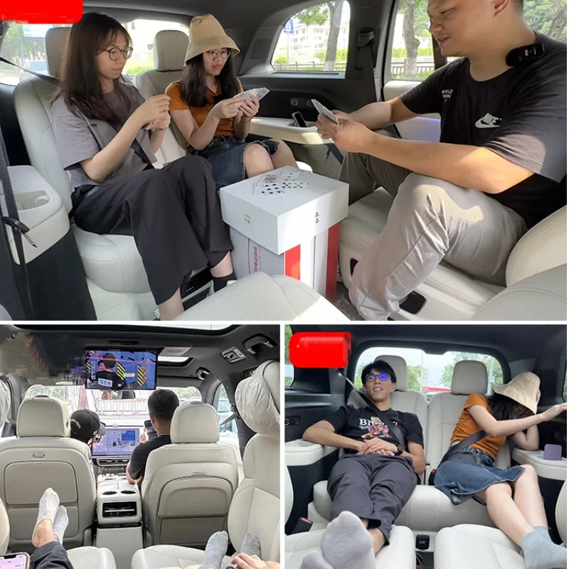 For Li Lixiang L8/l9 Mega 2023-2024 Seat Set Rotating Disc Non-Destructive Modification 270 Degree Car Upgrade