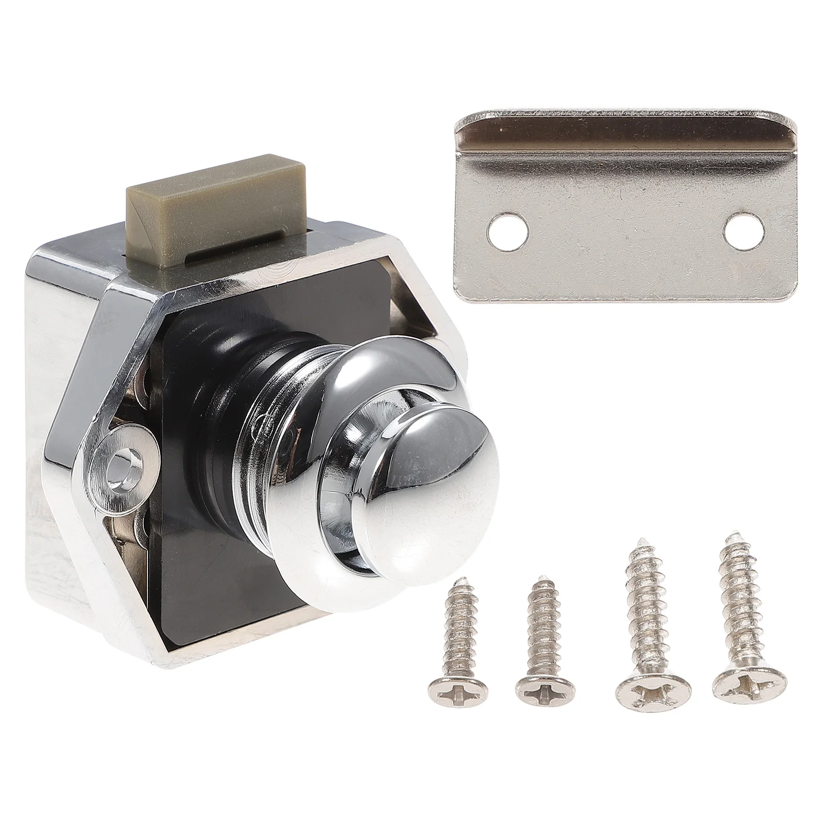 

Cabinet Lock Car Cabinets Locks for Safety Drawer Silver Zinc Alloy Latch