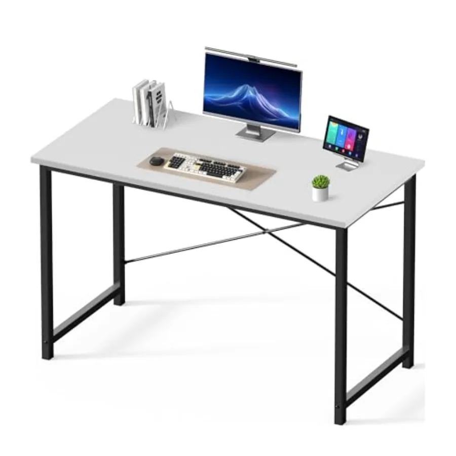 

47 ch Computer Desk for Home Office Modern Study Work Table Simple Modern Style for Bedroom Small Space Writg Desks with X-Shap