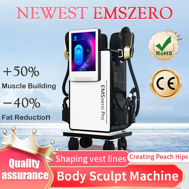 EMSzero 15Tesla 6500w NEO Body Slimming Nova Fat Burning Muscle EMS Sculpting Electromagnetic Stimulate Sculpt Therapy Machine