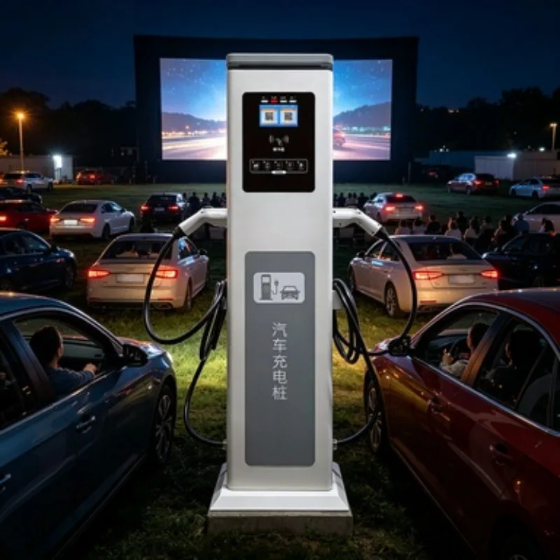 7kW 11kW 22kW Type 2 EV Charger Wallbox AC Charging Station with LCD Screen App Control CE ROHS for Home Use