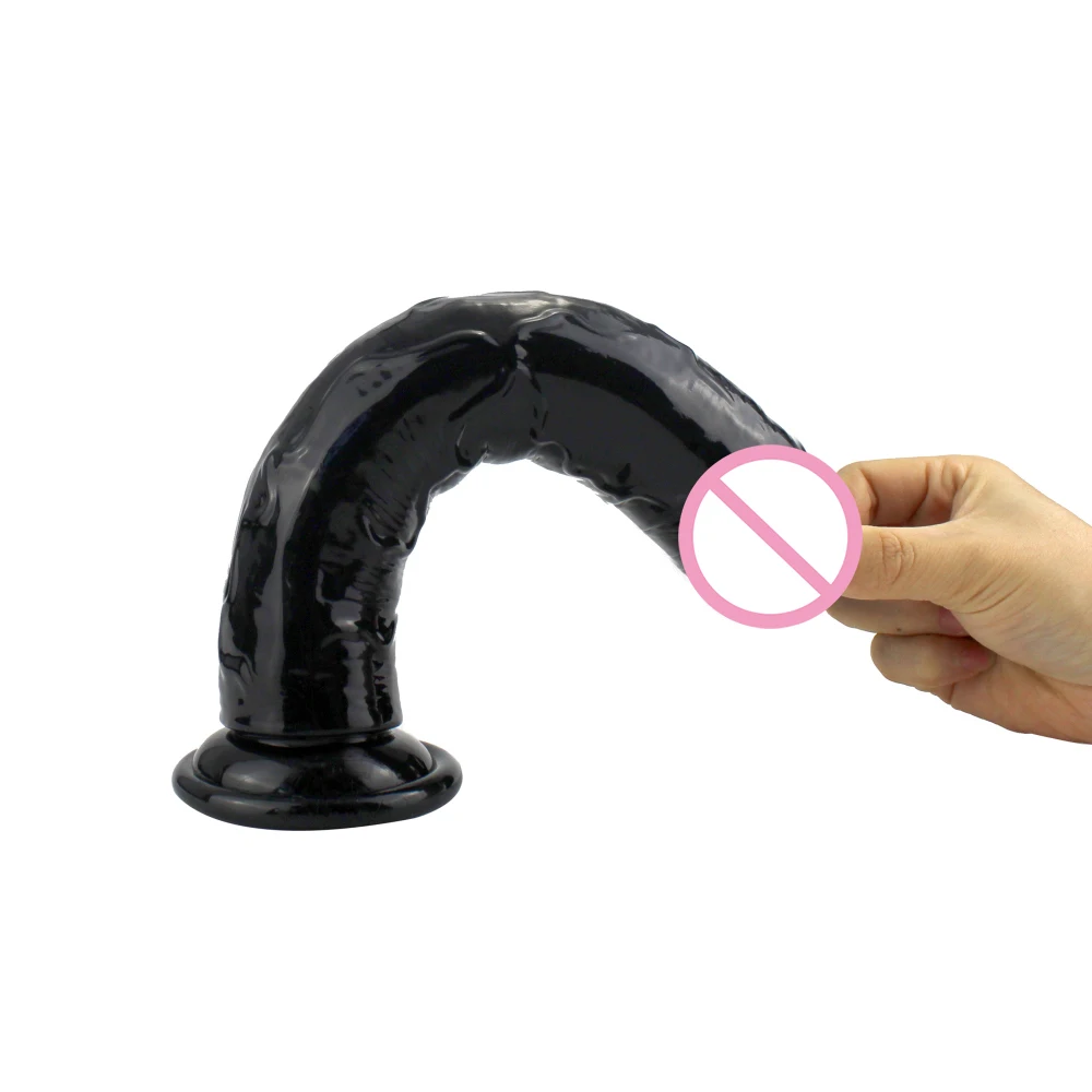 XS/S/M/L/XL/XXL Translucent Soft Jelly Big Dildo Realistic Fake Dick Penis Butt Plug Sex Toys for Woman Men Vagina Anal Massage