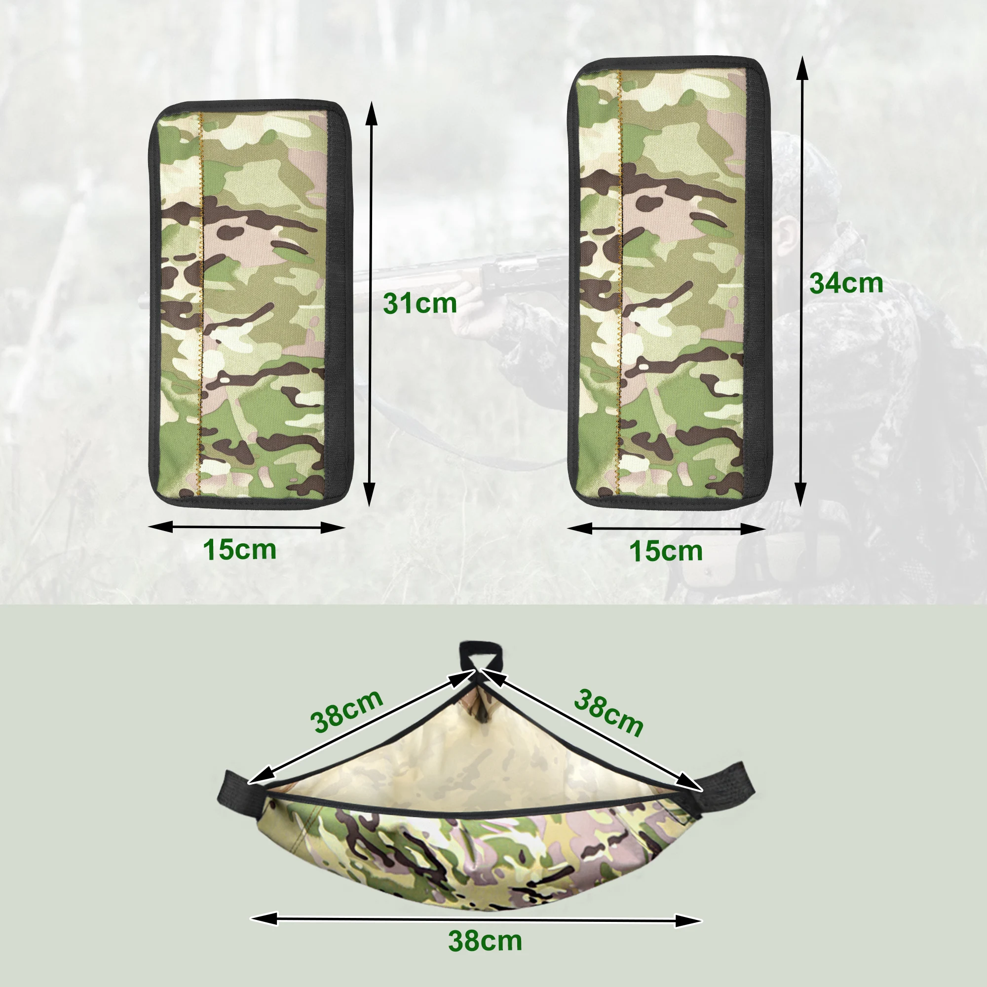 Manbily Professional Tripod Legs Protective and Tripod Sandbag Camouflage Photography Accessories