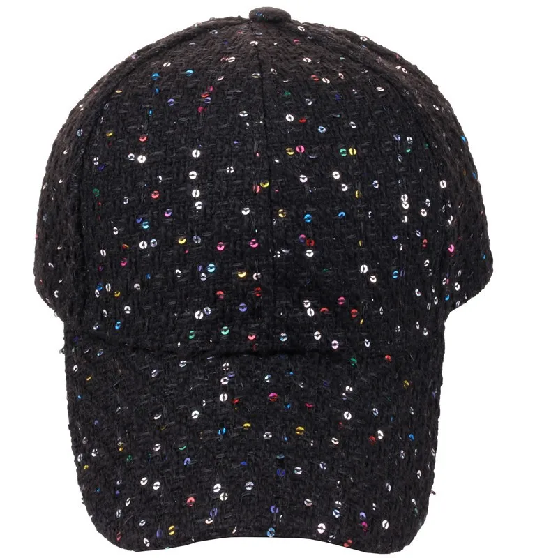 [YARBUU] Four Seasons Baseball Cap For Women Solid Casual Hat Color Sequins Gorras Caps Trucker Hats For Men Casquette Homme