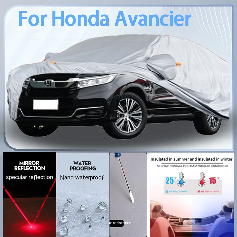 For Honda Avancier Full Car cover with UV protection and Winter Insulation roles,Rainproof,Snowproof Ati-frost properties.