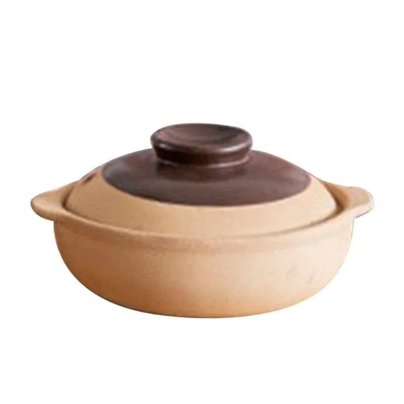 500ML/750ML Casseroles Rice Noodle Porridge Milk Soup Clay Stew Earthenware heat-resistant ceramic stoves electric gas stove